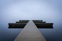 Jetty in the fog - Aalsmeer