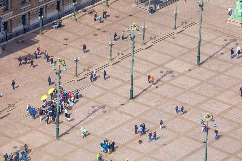 Hamburg Rathausmarkt , Hamburg, Germany by Torsten Krüger