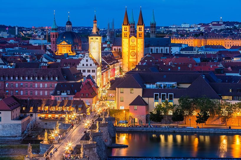 Ein Abend in Würzburg von Henk Meijer Photography