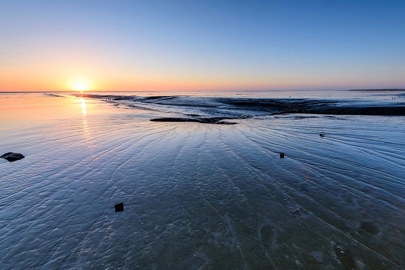 Sonnenaufgang über dem Dollard von Rick Goede