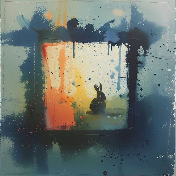 Jahreszeitliche Natur im Wald, Digitale Malerei von Ariadna de Raadt-Goldberg