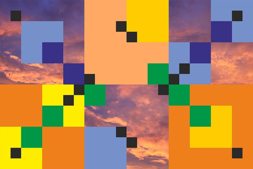 Sonne runter, Farbe an von Peter JM Visser