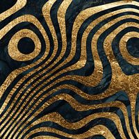 Dark blue marble texture with gold