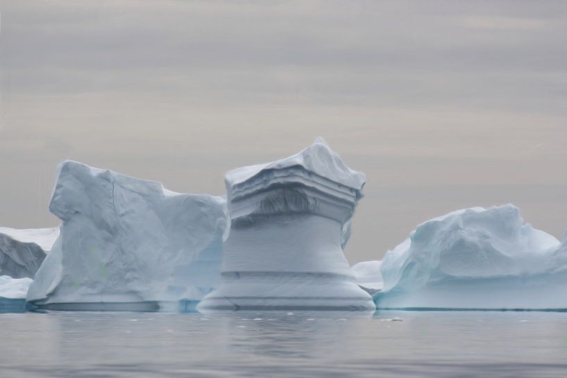 Paysage Antarctique par Maurice Dawson