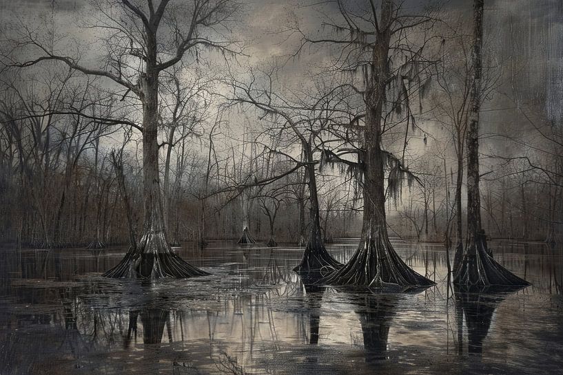 time for silence and spirituality forest and water by Egon Zitter