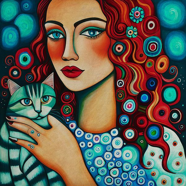 The cat as mystic muse by Jan Keteleer