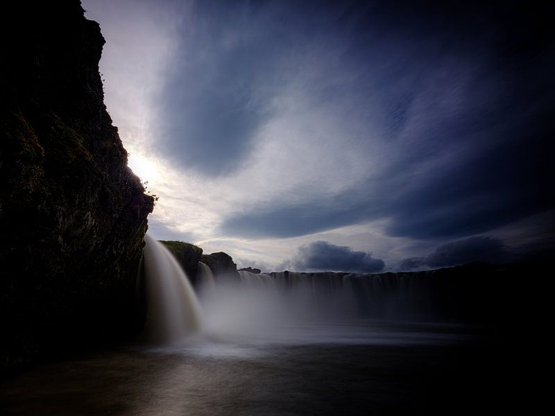 Chute d'eau Godafoss, Islande par Eddy Westdijk