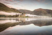 Ruine im Morgennebel