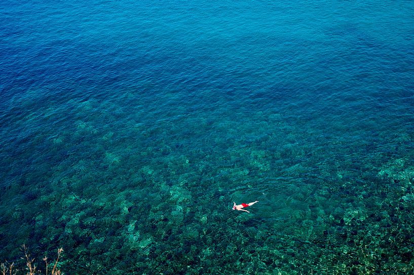 Snorkelling in the Mediterranean by Sjoerd van der Hucht