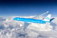 KLM Airbus A330-200 at cruising altitude