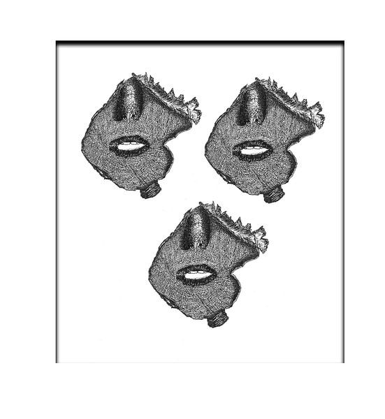 The mouth as a face by Wouter Springer