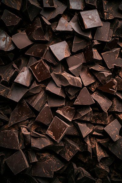 Dark chocolate chips - Seductively delicious by Poster Art Shop