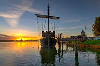 Kamper Kogge au lever du soleil