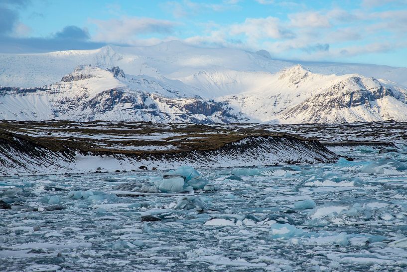 Paysage Islande, Jökulsárlón et Diamond Beach par Gert Hilbink
