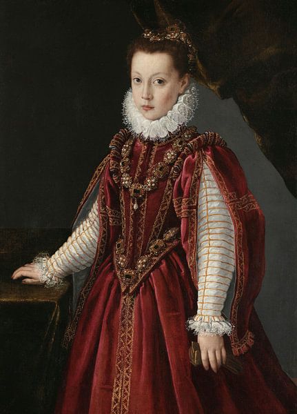 Porträt von Eleonora de Medici, Sofonisba Anguissola von Meisterhafte Meister