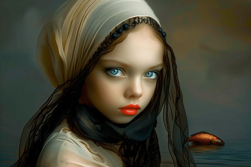 Leuchtende Augen - Mädchenportraits von Ton Kuijpers