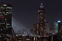 Erasmusbrücke bei Nacht