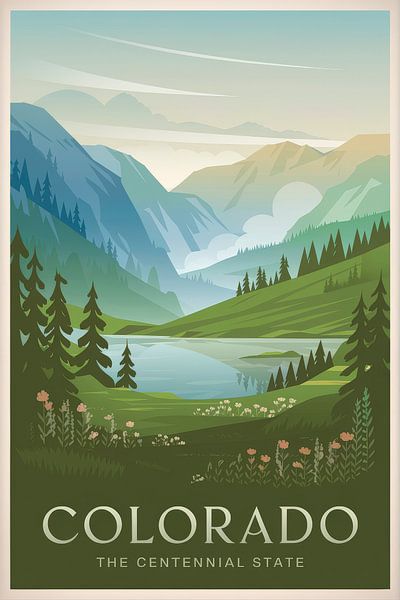 Colorado by Poster Art Shop