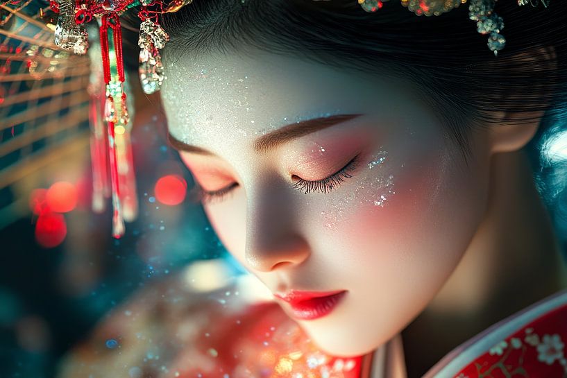 art moderne japonais néon par Egon Zitter