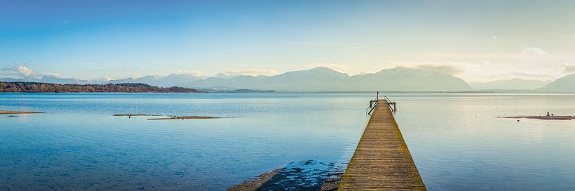 Chiemsee im Winter von Martin Wasilewski