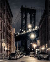 Manhattan bridge at Dumbo Brooklyn