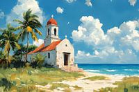 Die kleine Kirche und das Meer