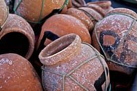 Aardewerk in Praia do Burgau.