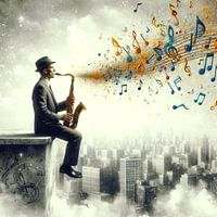 tension avec le saxophone