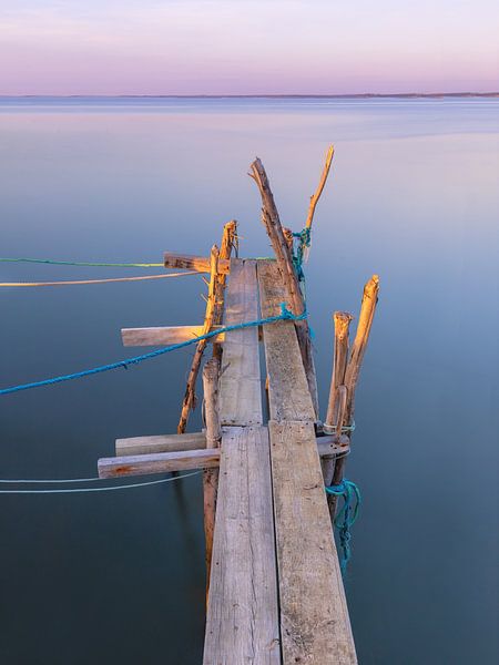 Jetée au coucher du soleil, Portugal par Adelheid Smitt