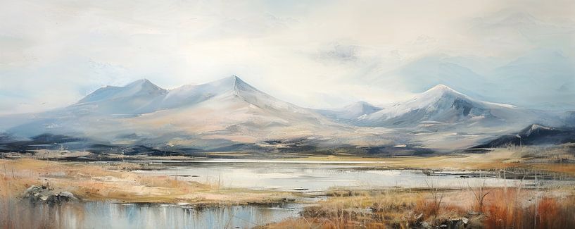 Das schöne Norwegen von Abstraktes Gemälde