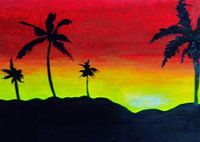 Aesthetic Vibrant Sunset