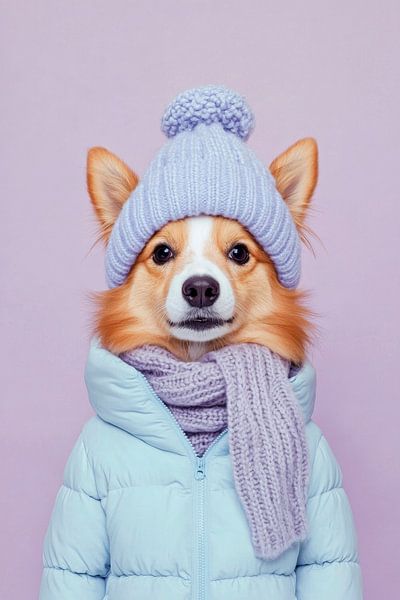 Chien de berger par Poster Art Shop