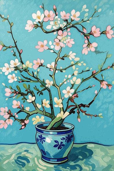 Blühendes Porzellan von Karin van Bylevelt