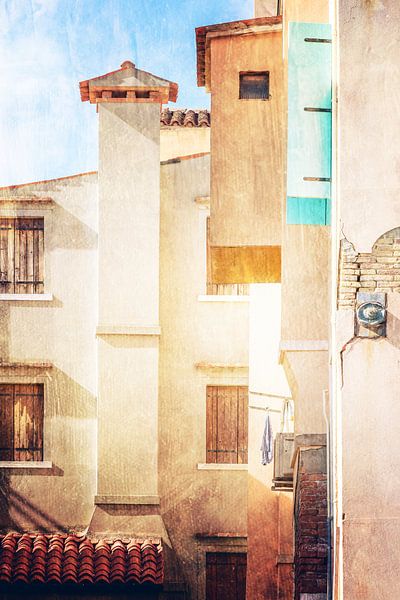 Fassaden in Klein-Venetië von Truus Nijland