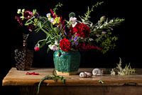 Nature morte classique en forme de fleur