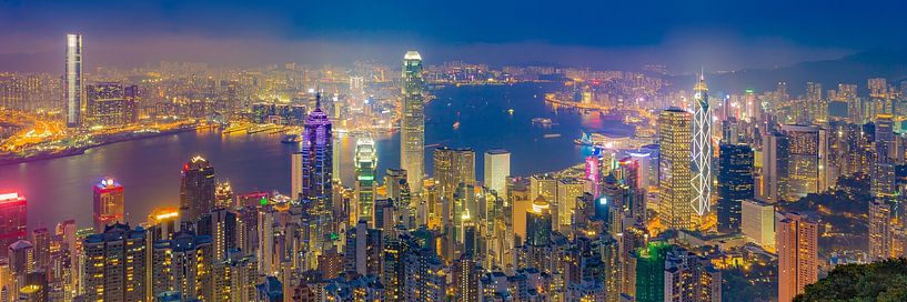Hong Kong by Night - Victoria Peak - 4 by Tux Photography