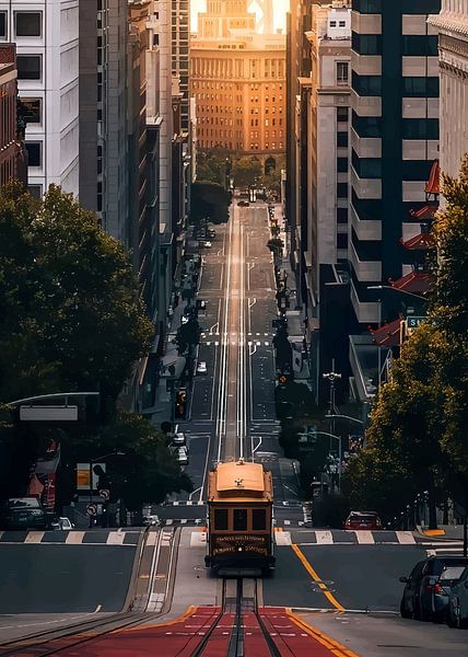 Breloque du téléphérique de San Francisco par Demiourgos