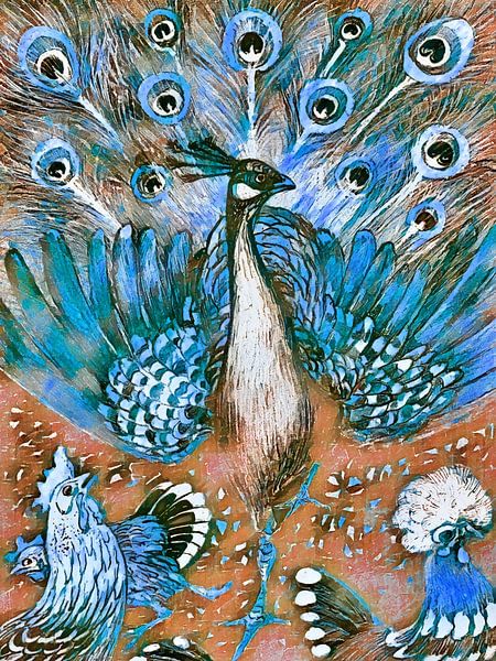 Paon édition spéciale par Mad Dog Art