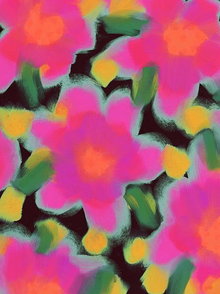 Pink Flowers von Treechild