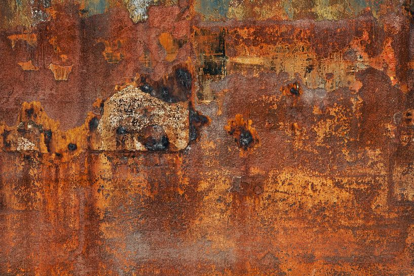 Rostende Metallplatte von Peter de Kievith Fotografie
