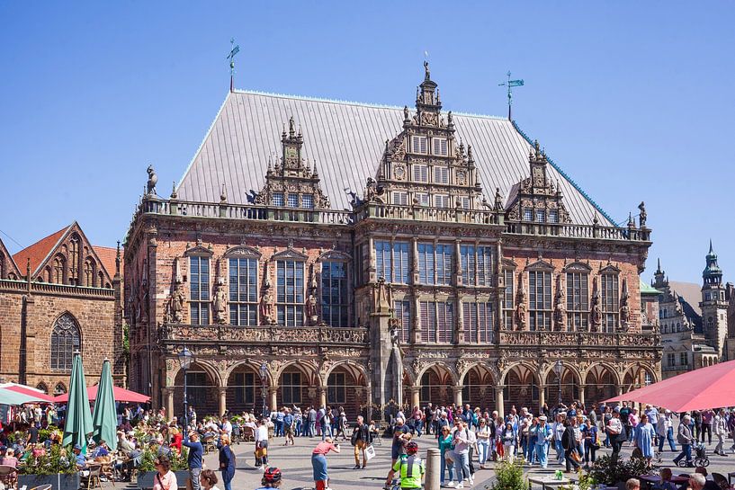 Town Hall and Market Square, Bremen, Germany, Europe by Torsten Krüger