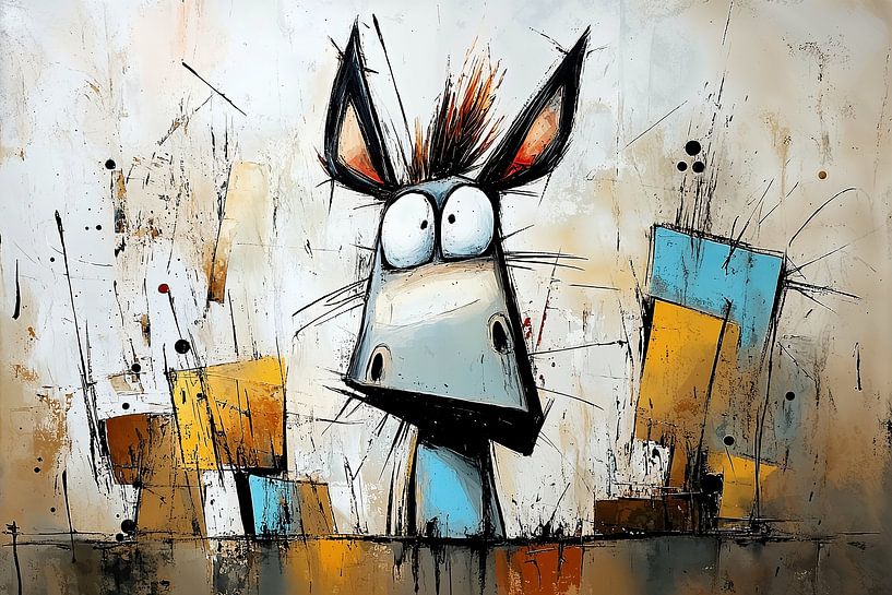 Donkey by Eye catching paintings