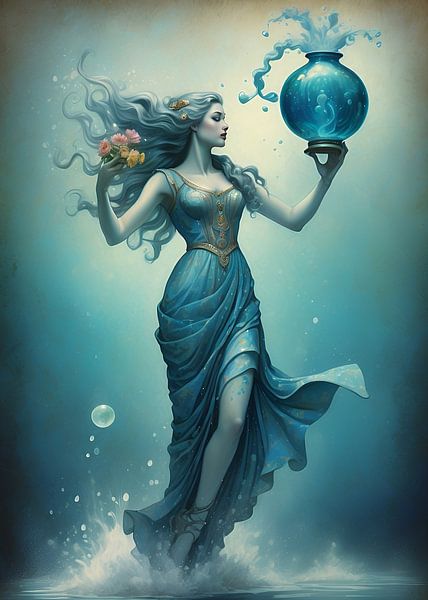 Tierkreiszeichen Wassermann von Muhammad Yunus