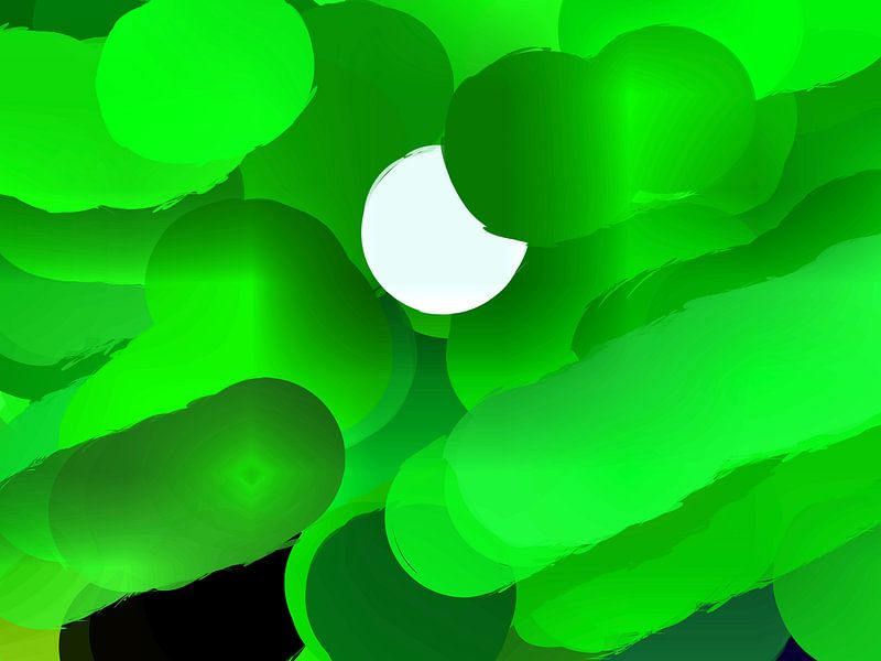 Moon Sun green par Judith Robben