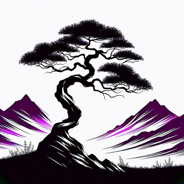 Tree Japandi style . by Ineke de Rijk