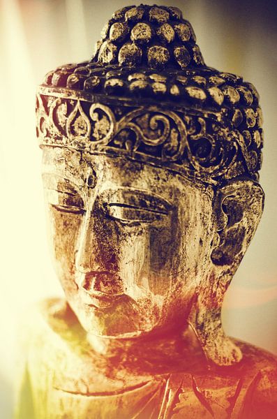 Tête de Bouddha en or par Andrea Diepeveen-Loot