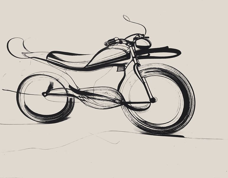 minimal art - engine by Emiel de Lange