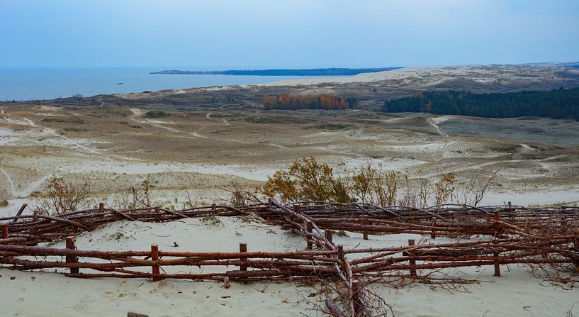 Sandige Dünen während der Winterzeit von Yevgen Belich