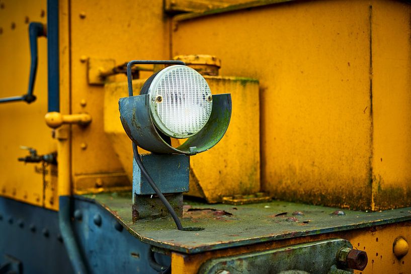 Scheinwerfer eines alten Rangierzuges von Jenco van Zalk