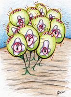 Bunte Fantasiezeichnung